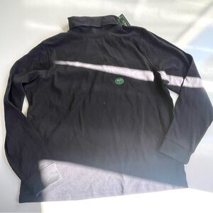 NWT L.L. Bean Black Turtleneck, L P